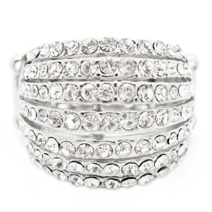 Blinding Brilliance White Ring
